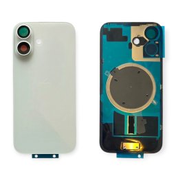 Tampa Traseira iPhone 16 Branco Com Lentes