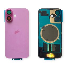 Tampa Traseira iPhone 16 Rosa Com Lentes