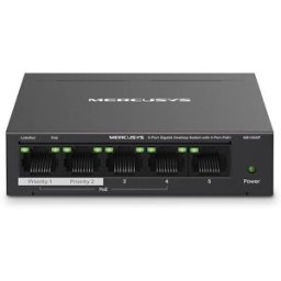 Mercusys Switch MS105GP 5 Portas Gigabit 10/100/1000Mbps PoE+