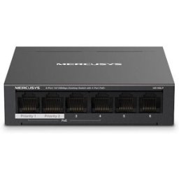 Mercusys Switch MS106LP 6 Portas 10/100Mbps PoE+