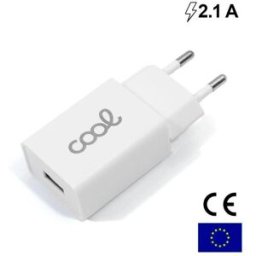 Carregador Universal USB COOL 2.1A Branco