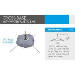Cross Base With Water Plastic Bag