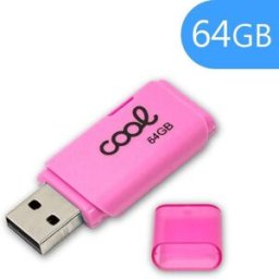 Pen Drive USB x64 GB 2.0 COOL Cover Rosa