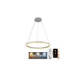 Brilagi - Lustre pendente LED dimável suspenso por cabo CIRCLE LED/42W/230V 3000-6500K + telecomando