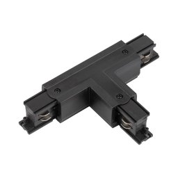 Tampa de proteção para sistema de carris trifásico TRACER T-conector preto
