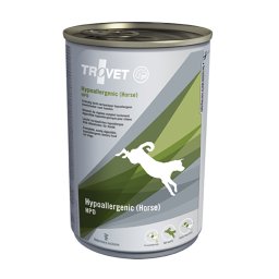6x400g cavalo Hypoallergenic VPD Trovet com comida húmida para cães