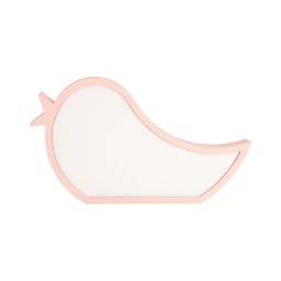 Candeeiro de mesa infantil LED BIRD LED/12W/230V rosa