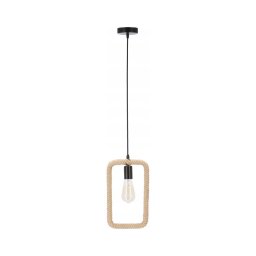 Lustre pendente OSTOR 1xE27/40W/230V bege/preto