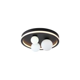 Searchlight 73380BK - Candeeiro de teto LED TRIDENT LED/20W/230V diâmetro 40 cm