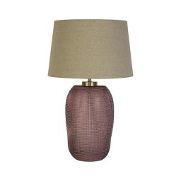 Searchlight EU44652PI - Candeeiro de mesa AMETHYST 1xE27/60W/230V