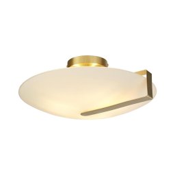 Searchlight 73990-3GO - Luminária de teto SUNDIAL 3xE27/40W/230V dourada