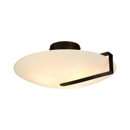Searchlight 73990-3BK - Candeeiro de teto SUNDIAL 3xE27/40W/230V preto