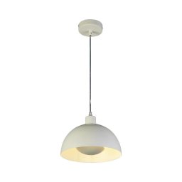 Searchlight 35411CR - Lustre suspenso por cabo MARS 1xE27/60W/230V Ø 40 cm cor creme