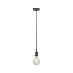 Searchlight 7461BC - Candeeiro suspenso por cabo SUSPENSION 1xE27/60W/230V antracite
