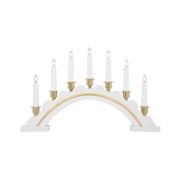 Markslöjd 700446 - Castiçal de natal CELINE 7xE10/3W/230V branco