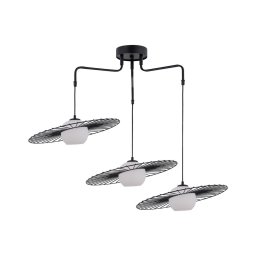 Candelabro suspenso SOL 3xE27/60W/230V preto