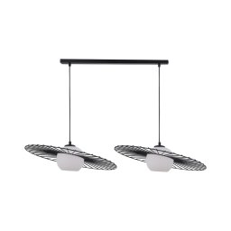 Candelabro suspenso SOL 2xE27/60W/230V preto
