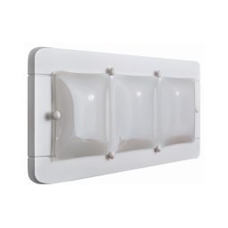 Iluminação de parede 3xE27/20W/230V branco