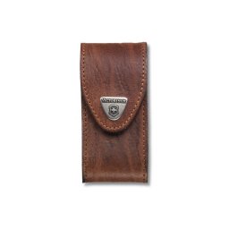 Victorinox - Estojo de couro para canivete 9,1 cm castanho