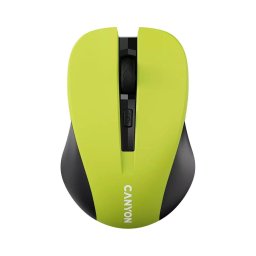 Canyon - Rato sem fio 800/1000/1200 DPI 2xAAA amarelo