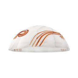 Vidro de substituição SFERA E27 120x300 mm branco/laranja