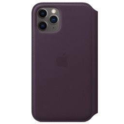 Capa Iphone 11 Pro Leather Fólio MX072ZM/A Aubergine