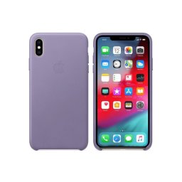 Capa Iphone XS Max Leather Case MVH02ZM/A Lilas