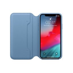 Capa Iphone XS Max Leather Fólio MRX52ZM/A Azul