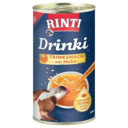 185ml RINTI Drinki com frango bebida para cães