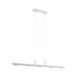 Eglo 39371 - Candelabro num fio fosco LED CANELAS 5xLED/4,6W/230V