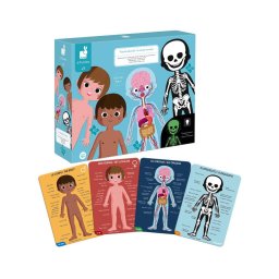 Janod - Quebra-cabeça educativo 225 pcs corpo humano para crianças