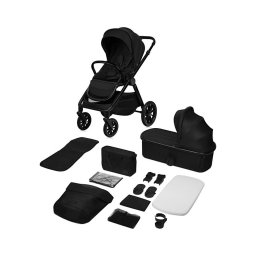 Lionelo - Carrinho de bebé combinado 2 em 1 LAYLA Black Onyx