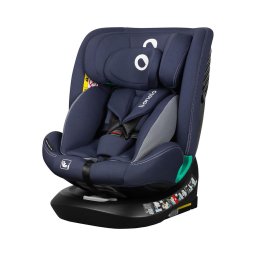 Lionelo -Cadeira automóvel com base giratória BASTIAAN ONE i-Size 40-150 cm Azul Marinho