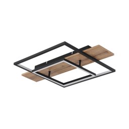 Globo 67289D - Candeeiro de teto LED dimerizável VANNI LED/24W/230V castanho/preto