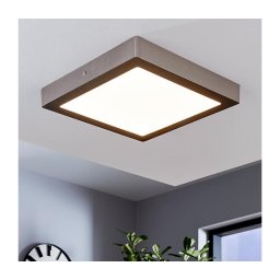 Eglo 78218 - Luminária de teto LED FUEVA LED/22W/230V 30x30 cm cromo fosco