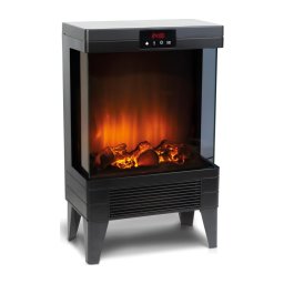 Lareira eléctrica LED com aquecimento LED/2000W/230V + comando remoto