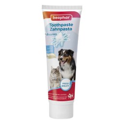 beaphar pasta de dentes sabor a fígado para cães e gatos 3x100g