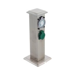 Eglo 96351 - Coluna exterior com tomada PARK T SCHUKO IP44