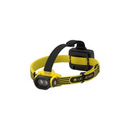 Ledlenser EXH6R - Lanterna de cabeça recarregável LED regulável/1900 mAh IP68 250 lm 15 h amarela