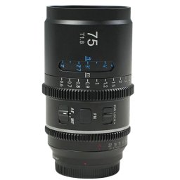 SIRUI Astra 75mm T1.8 AF Anamrfica 1.33X FF Nikon Z Flare Azul