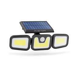 Holofote solar LED com sensor 3xLED/3,3W/5V IP65