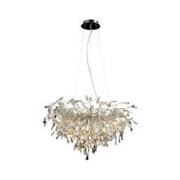 Candeeiro suspenso de cristal 13xG9/40W/230V cromado