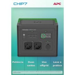 APC Schneider OffGrid Portable Power Station 500 517Wh Lithium-ion 2 Schuko Sinewave