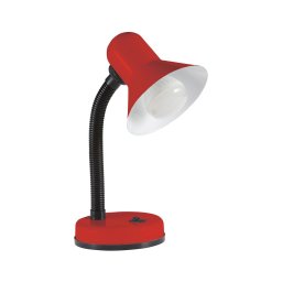 Lâmpada de mesa SMIESZEK 1xE27/40W/230V vermelha