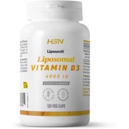 HSN Vitamina d3 lipossomal (liposovit®) 4000ui - 120 veg caps - Vitaminas - Cápsulas Vegetales - 120 Serviços