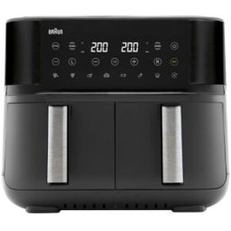 FRITADEIRA SEM OLEO AIR FRYER BRAUN TWIN COOK 3 TD3030IBK 8 L