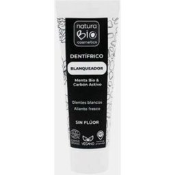 NATURA BIO COSMETICS DENTIFRICO BRANQUEADORA CARVAO ACTIVO E MENTA S/FL