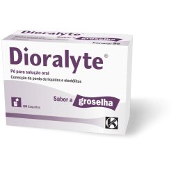 Dioralyte Sabor a Groselha – Korangi - Pó para Solução Oral – 20 Saquetas