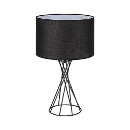 Rabalux 74082 - Candeeiro de mesa NIVRA 1xE27/40W/230V preto