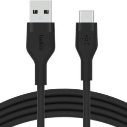 Belkin Cabo BOOST↑CHARGE™ Flex USB para USB-C - Preto - 1m